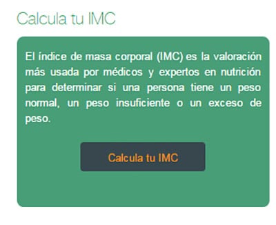 Calcula cuál es tu Índice de Masa Corporal y qué significa para tu